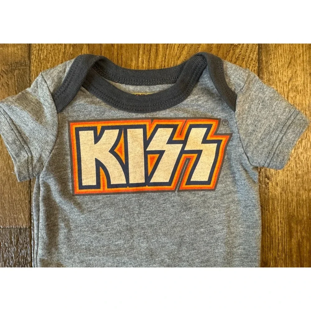 Kiss‎ Rock Band Newborn Bodysuit Boy Girl Romper Outfit Gift One Piece Graphic
